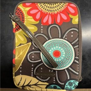 Vera Bradley Turquoise Zippered Pouch